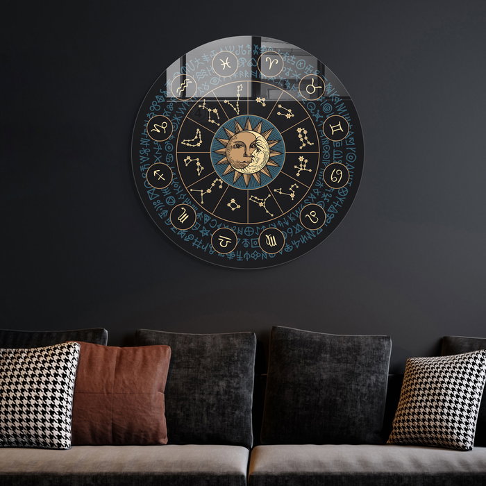 Wallity Cuadro decorativo de vidrio templado Multicolor 60 cm Wallity Cuadro decorativo de vidrio templado Multicolor 60 cm
